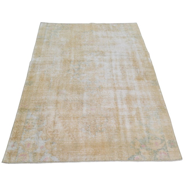 Vintage Turkish Anatolian Hand-knotted with care using traditional rug-making techniques, this wool rug blends timeless...