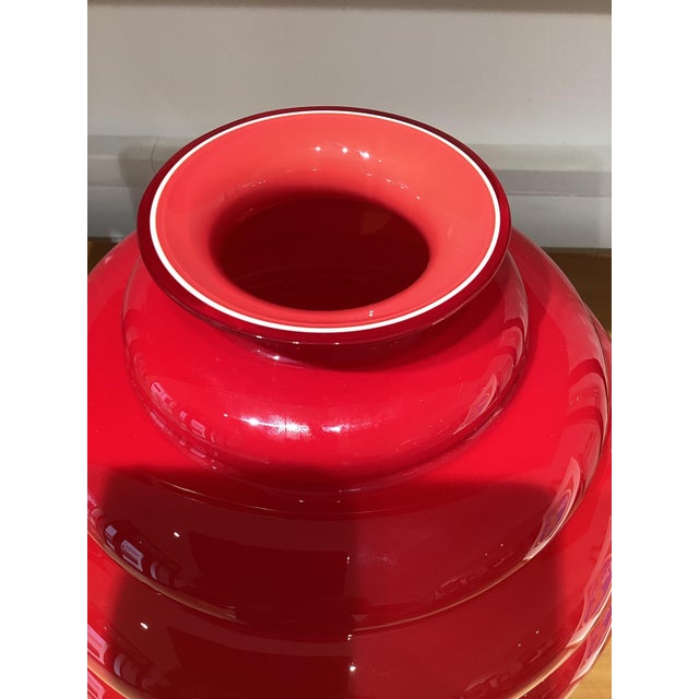 Venini Murano Glass Vase by Napoleone Martinuzzi, 2006 For Sale - Image 6 of 10