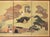 Japanese "The Tale of Genji" Early Shōwa Era Japanese Painted Silk Byobu Screen, C. 1930-1950s For Sale - Image 3 of 18