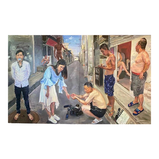 Su Yu, Loto Attraction, 2020, Oil on Canvas For Sale