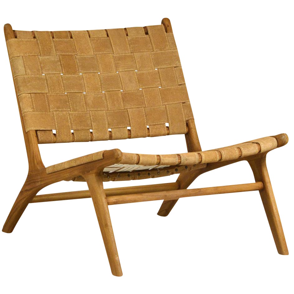Woven Fabric Lounge Chair Chairish