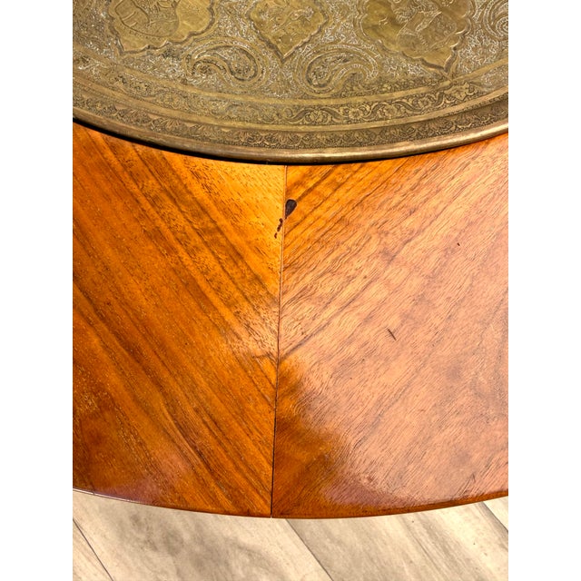 MCM Coffee Table Brass Tray For Sale - Image 9 of 17