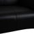 322 2-Seater Sofa in Black Leather from Rolf Benz For Sale - Image 4 of 12