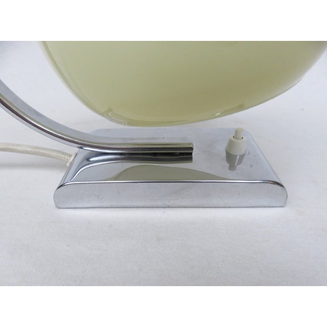 Vintage Bauhaus Table Lamp with Beige Cased Glass Shade, 1920s For Sale - Image 17 of 18