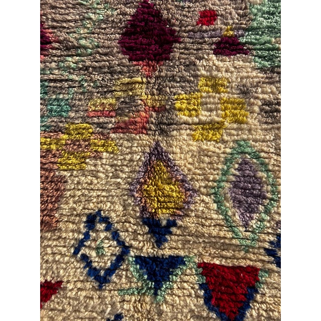 Vintage Moroccan Berber Wool Rug, 1990 For Sale - Image 4 of 11