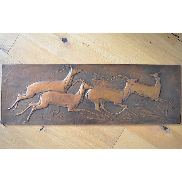 Mid-Century Modern Copper Antelope from Amaranto, 1960s For Sale - Image 9 of 9