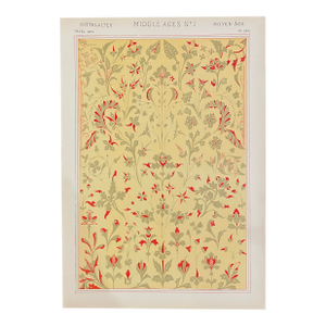 Middle Ages Owen Jones Grammar of Ornament Chromolithograph