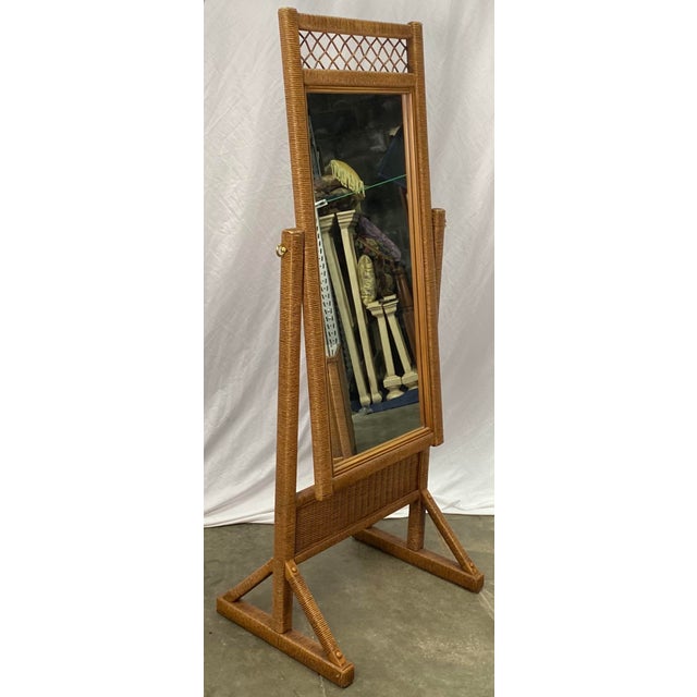 Vintage Henry Link for Lexington Furniture Woven Wicker Full Length