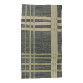 Modern Plaid Tartan Rug With Ivy League Style, 08'01 X 14'10 For Sale