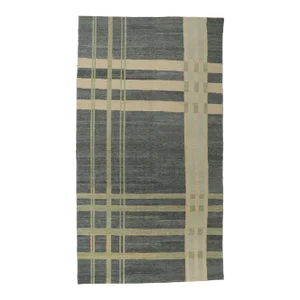 Modern Plaid Tartan Rug With Ivy League Style, 08'01 X 14'10