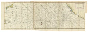 Antique Chart of the Mid-Pacific Ocean by Anson, 1784