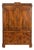 Antique Mahogany Linen Press or Bookcase For Sale
