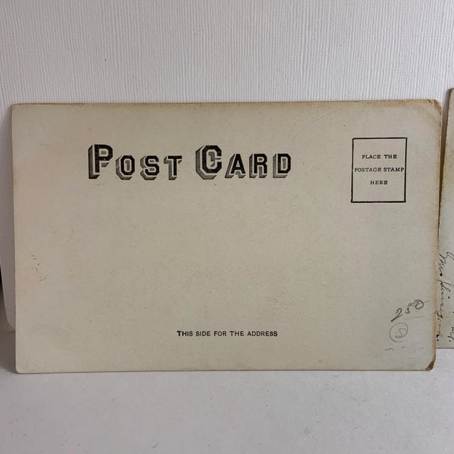 1900 - 1909 1905 Vintage Cowgirl Postcards - a Pair For Sale - Image 5 of 6