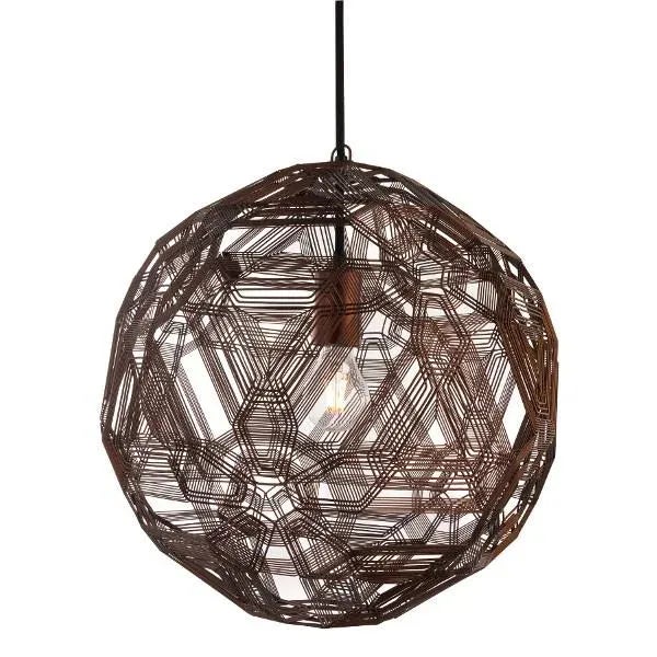 Handcrafted in the Philippines by Schema for Oggetti, the Zattelite 4 Pendant Light brings a striking combination of...