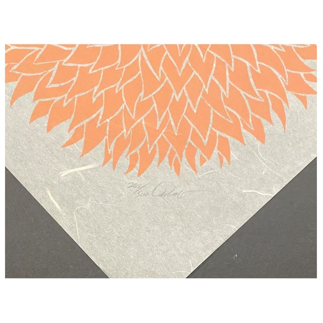 Contemporary 1970s James Omohundro Floral Serigraph For Sale - Image 3 of 3