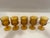 Mid-Century Modern 1960s Mid Century Modern Amber Wine Glasses - Set of 5 For Sale - Image 3 of 4