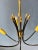 Black Vintage Spider Pendant Lamp in Yellow, 1950s For Sale - Image 8 of 11