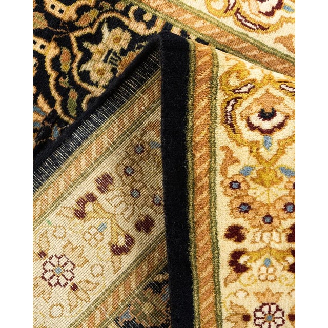 Mogul, One-of-a-Kind Hand-Knotted Area Rug in Black, 2' 6" x 10' 5" For Sale In New York - Image 6 of 8