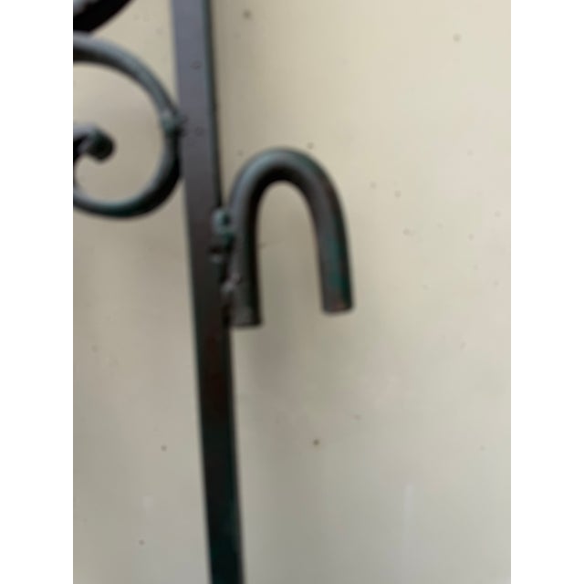 Gilbert Poillerat A Pair of Art-Deco Neo-Classical Wrought Iron Claustras Room Dividers France 1930 For Sale - Image 4 of 5