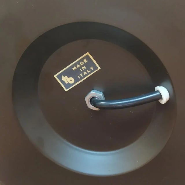 Mid-Century Table Lamp in Murano Glass & Gilt Brass by Tommaso Barbi For Sale - Image 6 of 7