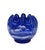 Add a touch of timeless elegance to your collection with this **Vintage Fenton Art Glass Winter Scene Cobalt Blue Ruffled...