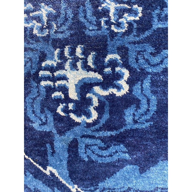 Small Antique Chinese Rug For Sale - Image 3 of 14