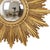 Vintage Sunburst Mirror in Gold Leaf Resin, 1960s For Sale - Image 6 of 18