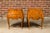 Mid 20th Century Mid 20th Century Italian Rococo Style Burl Wood Marquetry Bedside Chests with Cabriole Legs For Sale - Image 5 of 12