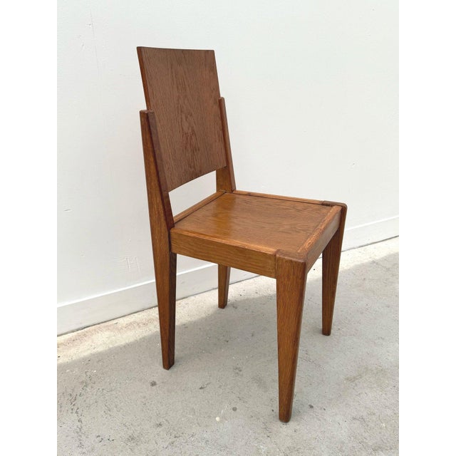 Vintage Wooden Chair, France, 1950, in Very Good conditions. Designed 1950 to 1959