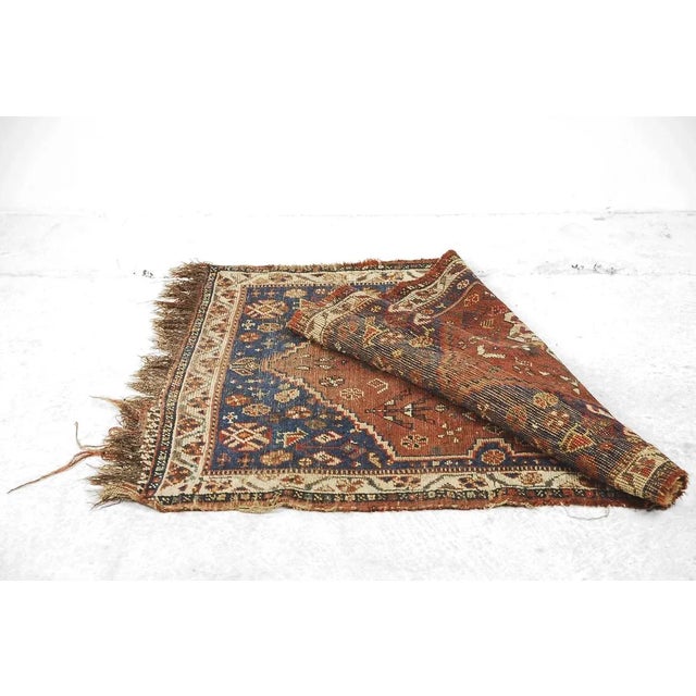 Antique Middle Eastern Hand-Woven Rug, 1880s For Sale - Image 12 of 18
