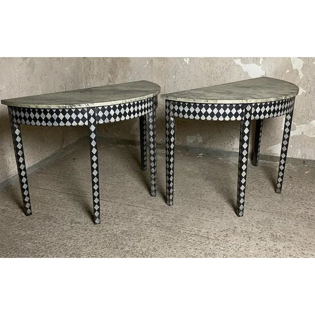Painted Georgian Side Tables, 1830, Set of 2 For Sale - Image 10 of 10