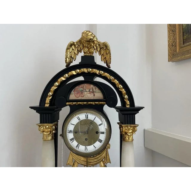 Biedermeier Clock with Musical Movement For Sale - Image 10 of 13
