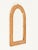 French Riviera Style Arch Mirror in Bamboo and Woven Wicker, Italy, 1970s For Sale - Image 9 of 11