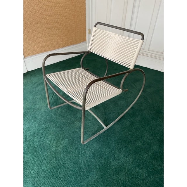 Brown Jordan Walter Lamb designed bronze rocking chair. (Brown Jordan, the preeminent outdoor furniture luxury brand,...