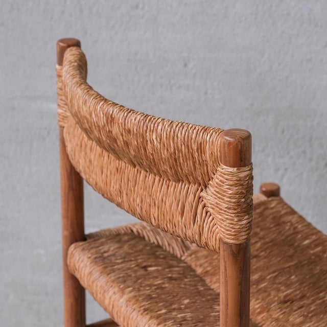 Mid-Century Rush Dining Chairs by Charlotte Perriand, Set of 4 For Sale - Image 4 of 16