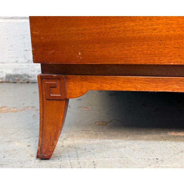 Brick Red Vintage "Pagoda" Dresser by R-Way Furniture Company For Sale - Image 8 of 15