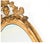 Wood Antique Louis XVI Style Oval Gilt Wood Wall Mirror For Sale - Image 7 of 16