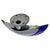 Postmodern Italian Cobalt Blue Murano Glass & Chrome Wall Sconce, 1980s 1 of 7 For Sale - Image 17 of 17