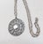 Vintage 1970s Signed Napier Silvertone Round Horoscope Pendant Necklace For Sale - Image 14 of 18