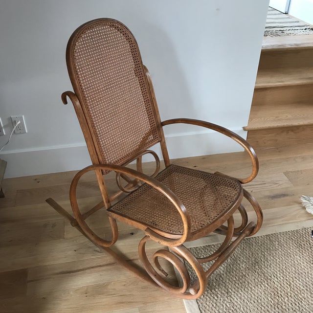 Spanish Bentwood Rocking Chair Rocker Chairish