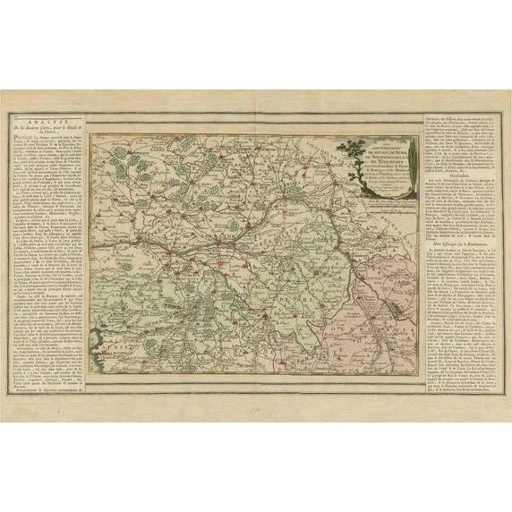 Map of France, 1768 For Sale - Image 6 of 6