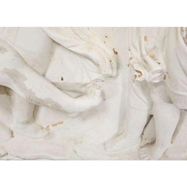 Renaissance Style Plaster Relief Sculpture After Luca Della Robbia For Sale - Image 17 of 18