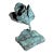 Early 21st Century Bronze Artist Made Brutalist Style Flower Sculpture For Sale