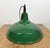 Industrial British Green Enamel Factory Pendant Lamp, 1960s For Sale - Image 12 of 18