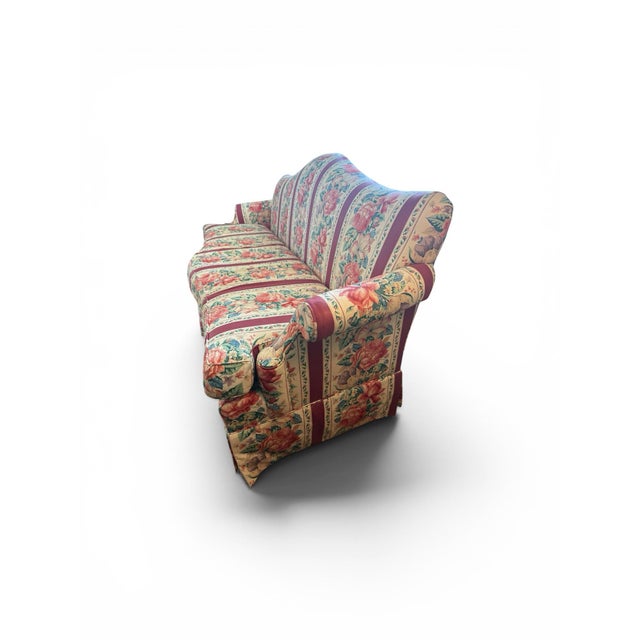 American Vintage Chintz Floral Thomasville Sofa For Sale - Image 3 of 4