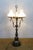 Vintage Brass 3 Light Apothecary Pharmacy Student Hurricane Lamp 28" For Sale - Image 11 of 14
