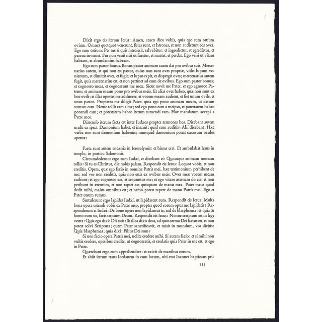 1969 Salvador Dalí Biblia Sacra Lithograph "Filiae Herodiadis Saltatio" (Dance of Herodias' Daughter) For Sale In New York - Image 6 of 11