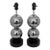 Space Age Chrome Ball Table Lamps Pair For Sale