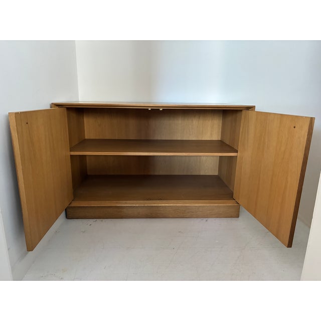 Mid 20th Century Small Light Oak Cabinet, France For Sale - Image 11 of 18