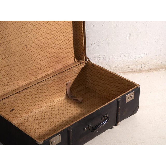 Vintage Travel Trunk in Vulcanised Fibre from Wico, Germany, 1930 For Sale - Image 6 of 13
